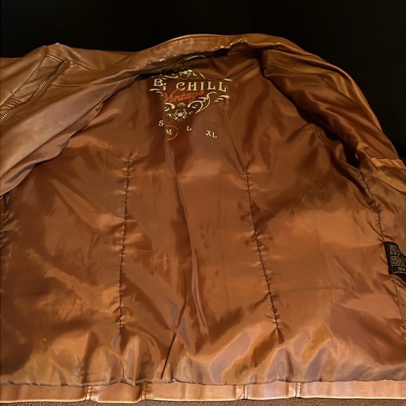 Big Chill Vintage Leather Moto Jacket - Picture 7 of 16